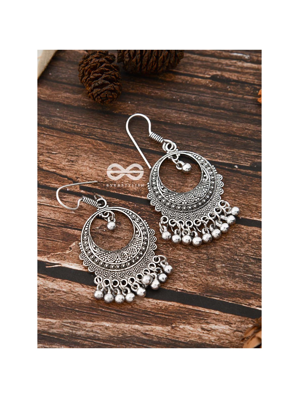 The Bohemian Motifs - Oxidised Boho Earrings