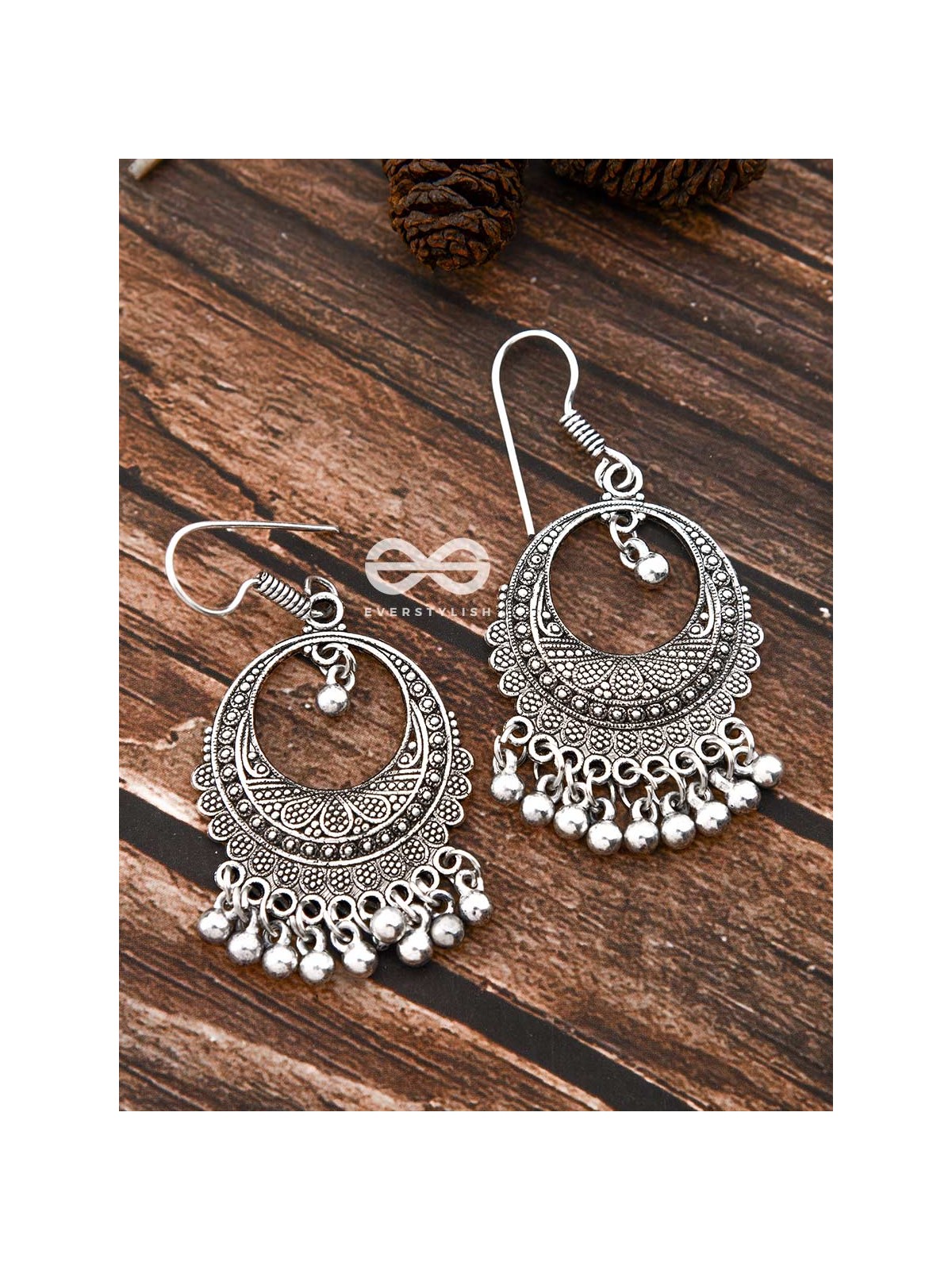 The Bohemian Motifs - Oxidised Boho Earrings
