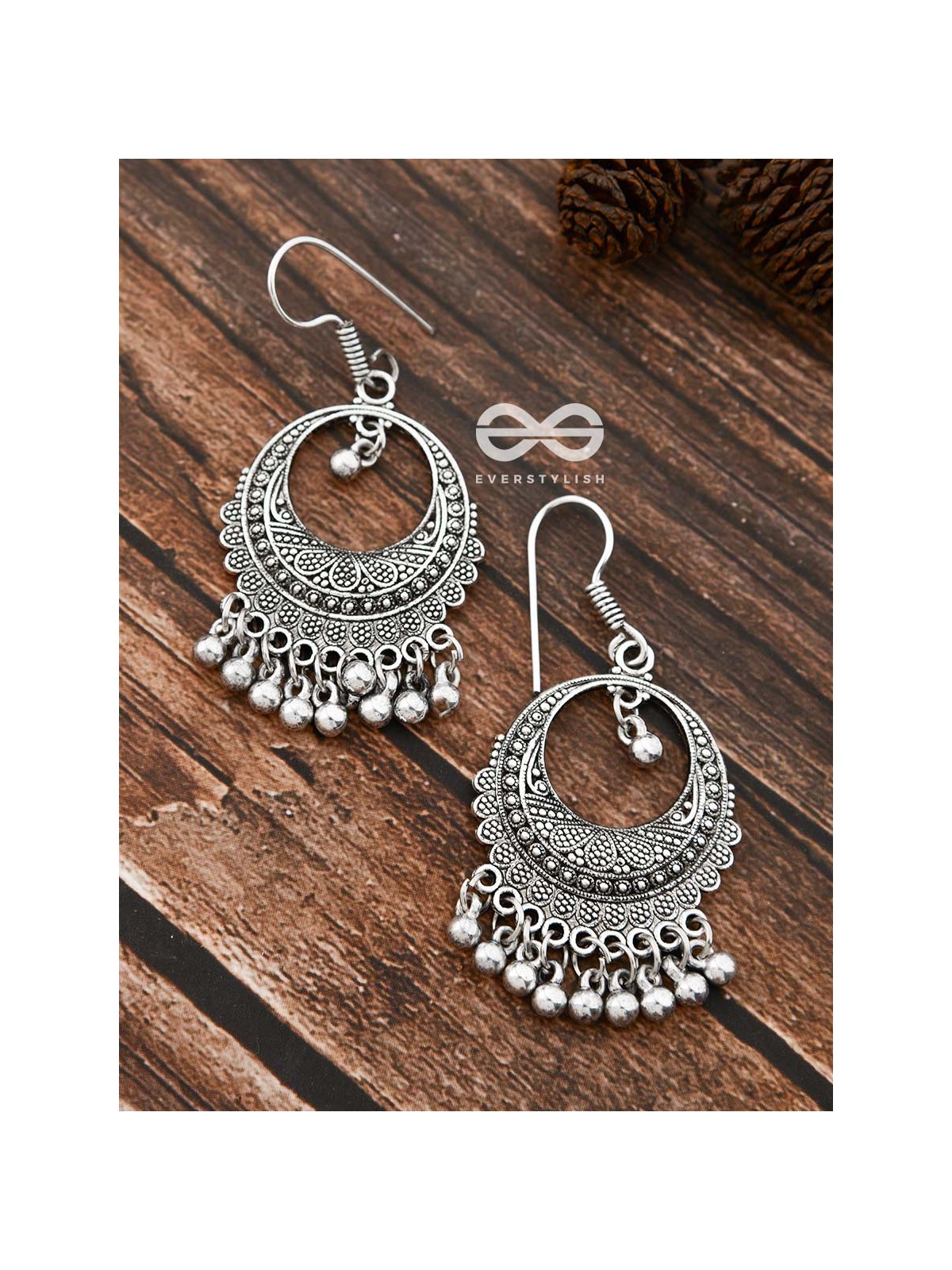 The Bohemian Motifs - Oxidised Boho Earrings