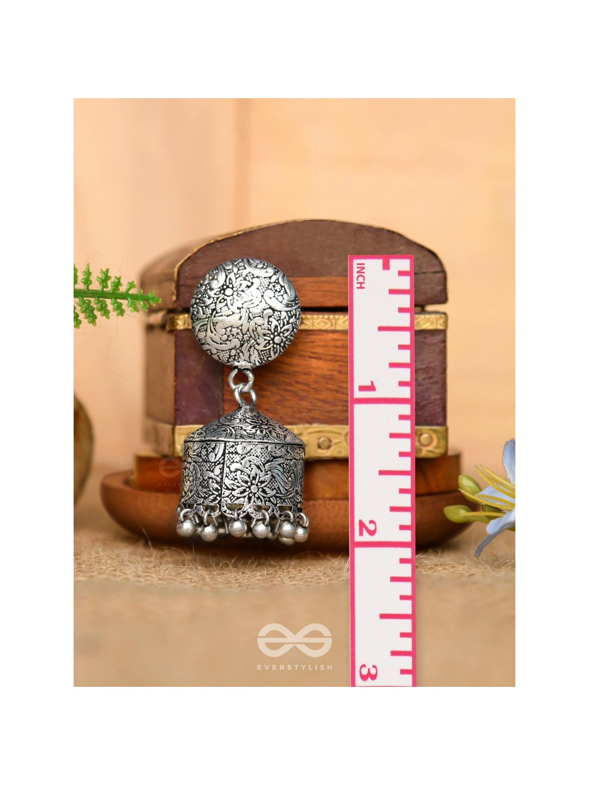 The Intricate Sophistication - Oxidised Boho Earrings