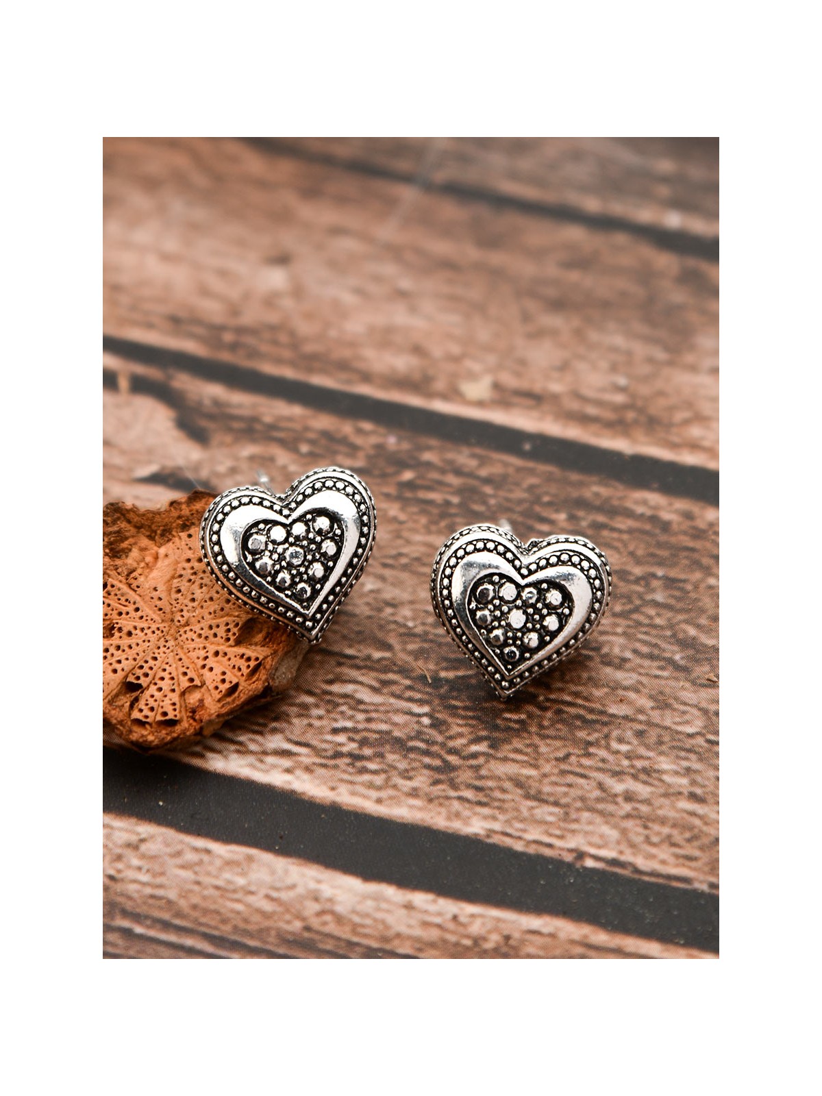 The Cutesy Heart - Tiny Trinket Earrings