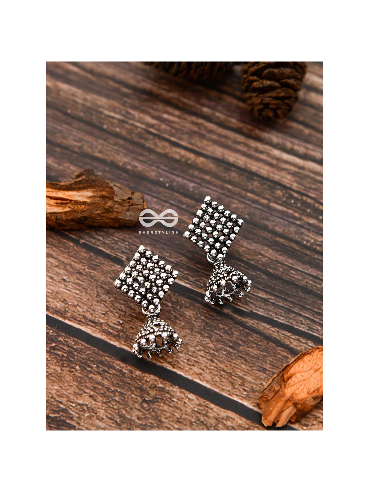 The Dotted Bohemian Geometry - Tiny Trinket Earrings
