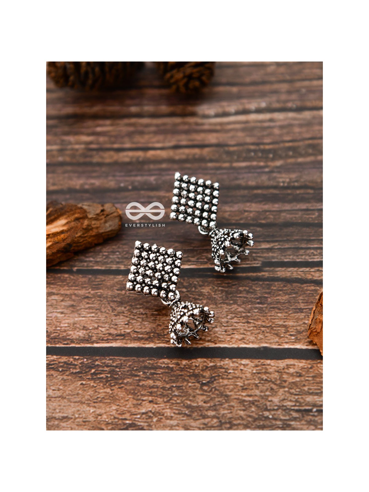 The Dotted Bohemian Geometry - Tiny Trinket Earrings