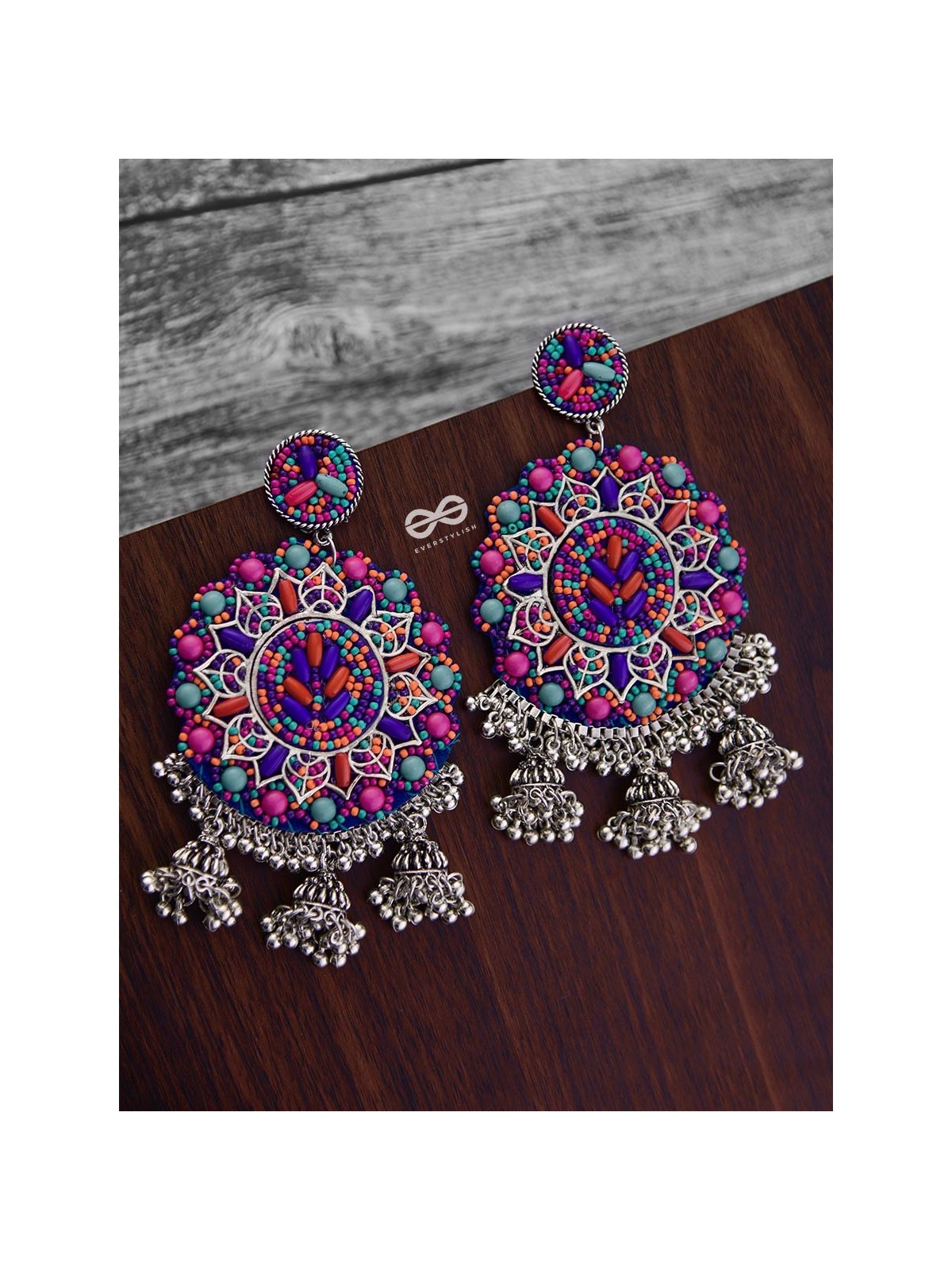 The Stunning Jaw-Droppers (Multicoloured) - Embroidered Oxidised Collection