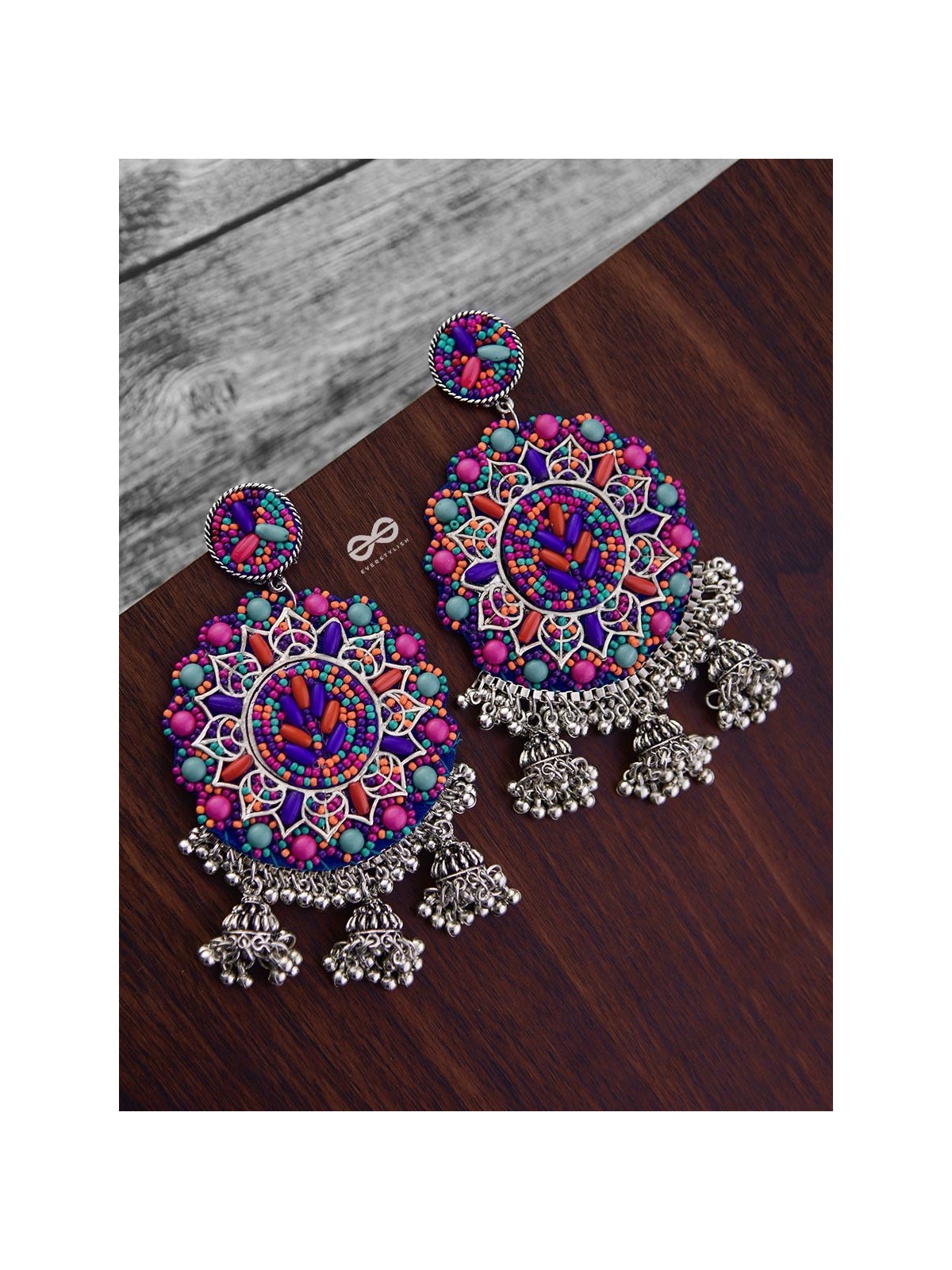 The Stunning Jaw-Droppers (Multicoloured) - Embroidered Oxidised Collection