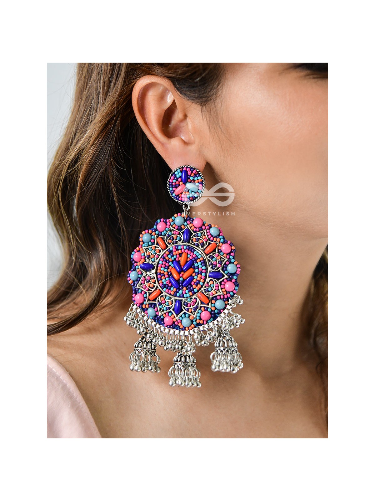 The Stunning Jaw-Droppers (Multicoloured) - Embroidered Oxidised Collection