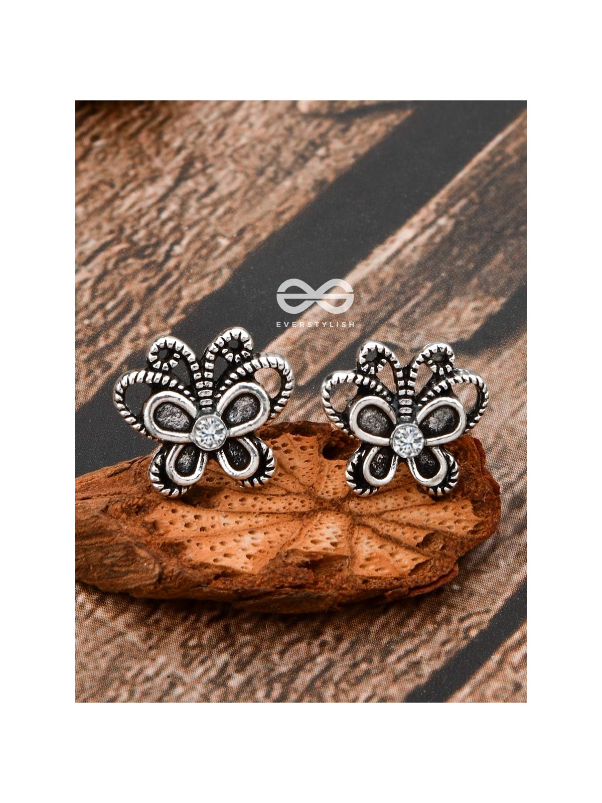 The Cute Little Butterfly Studs - Tiny Trinket Earrings