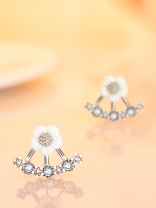 Enamored Anchor CZ Earrings