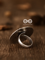 The Intricate Meenakari Adjustable Ring - (Pink-Blue) - Embellished Oxidised Collection