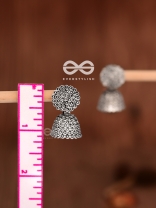 The Little Cute Floral Jhumkis - Tiny Trinket Earrings