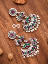 The Bohemian Elegance (Ruby-Emerald) - Embellished Oxidised Collection