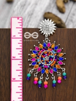 The Delightful Dreamy Danglers (Multicoloured)- The Embellished Oxidised Collection
