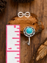 The Elegant Aztecs - Turquoise Boho Nosering