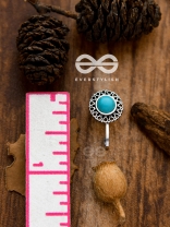 The Bohemian Ringlets - Turquoise Boho Nosering