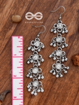 The Boho Playfulness - Layered Dangling earrings 