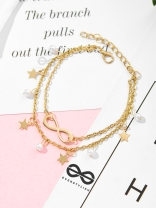 To Infinity and Beyond - Golden Statement Layered Bracelet
