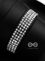 Shimmer on My Neck - Statement Silver Choker