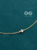 The Dainty Shimmer Neckpiece - Golden