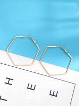 The Hexing Hexagons - Golden Playful Hoops