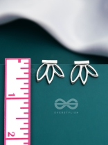 Don't Leaf Me - Silver Ear-Jackets