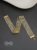 Shimmer on My Neck - Statement Golden Choker