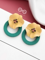 THE FLORAL MESMERISERS - STATEMENT EAR JACKETS (Mellow)