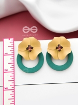 THE FLORAL MESMERISERS - STATEMENT EAR JACKETS (Mellow)