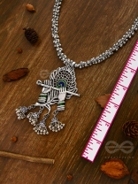 The Charismatic Krishna - Statement Ethnic Enamelled Neckpiece