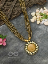 The Timeless Elegance- Beautiful Beaded Neckpiece (Dijon)