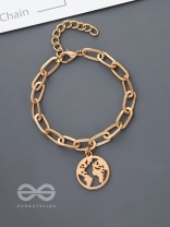 The Global Citizen- Golden Bracelet