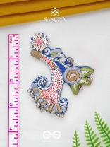 Alankar - The Decorated - Sequins, Beads And Resham Hand Embroidered Earrings (Multicolor)