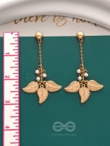 The Flaming Bush- Classy Golden Earrings