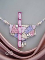 Niryatr- The Beautiful Meadow- Pearls, Sequins and Beads Embroidered Neckpiece