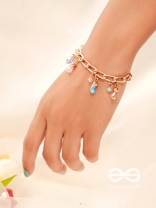 Catch the Sun- Golden Glass Beads Bracelet