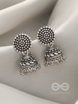 Touch of the Sun- Brass Jhumka Earrings