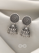 Touch of the Sun- Brass Jhumka Earrings