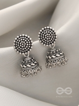 Touch of the Sun- Brass Jhumka Earrings