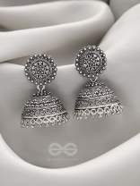 The Sun Flame- Brass Jhumka Earrings