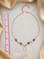 The Sun Belt- Golden Embellished Necklace With Anti-Tarnish Coating