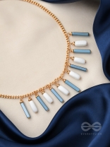 The Twilight- Golden Embellished Necklace With Anti-Tarnish Coating 