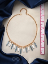 The Twilight- Golden Embellished Necklace With Anti-Tarnish Coating 