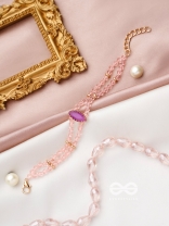 The Lavender Grove- Golden Embellished Bracelet