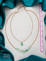 The Royal Simper- Golden Layered Necklace With Anti-Tarnish Coating 