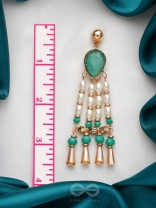 The Fairy'tails'- Golden Embellished Earrings