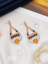 The Tribal Charm - Golden Embellished Earrings