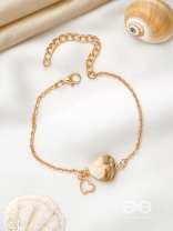 The Beach Love- Golden Embellished Bracelet