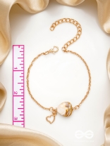The Beach Love- Golden Embellished Bracelet