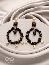 The Twilight Trinket- Golden Embellished Earrings