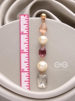 The Glam Squad- Golden Embellished Dangler Earrings