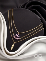 The Shooting Starfish- Golden Layered Necklace With Anti-Tarnish Coating 